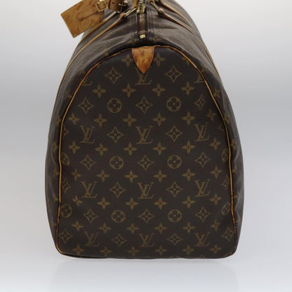 Louis Vuitton Keepall 60, Brown, Canvas, travel
