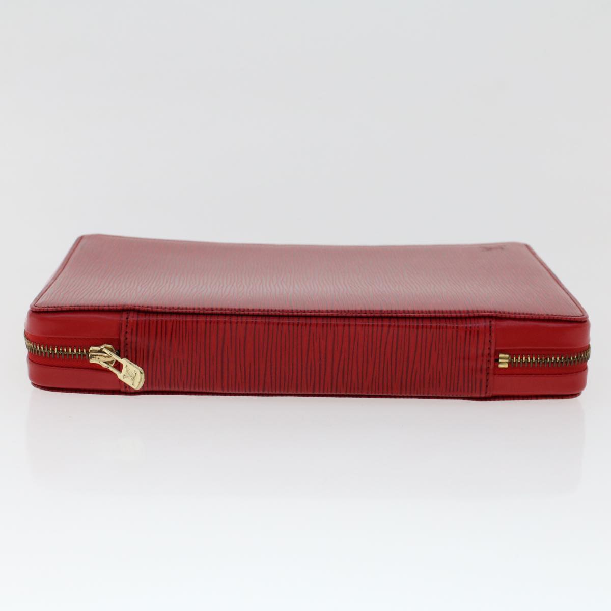 Louis Vuitton Pochette, Red, Leather, clutch