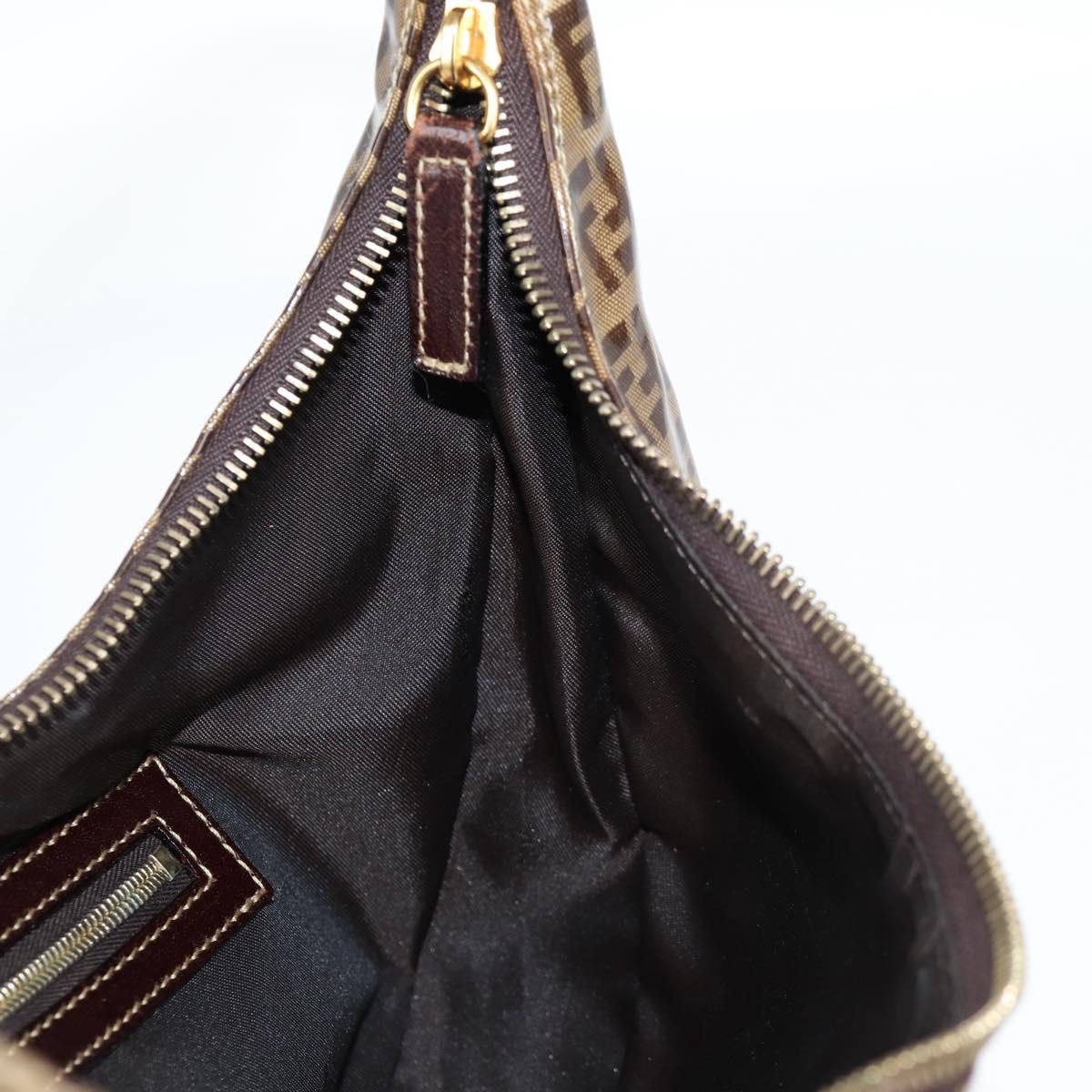 Fendi Zucchino, Brown, Canvas, handbag