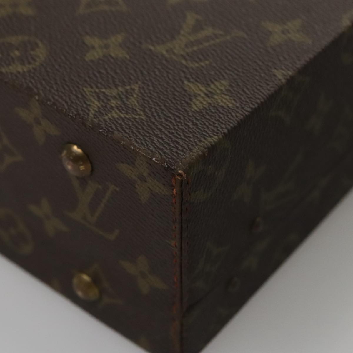 Louis Vuitton President, Brown, Canvas, briefcase