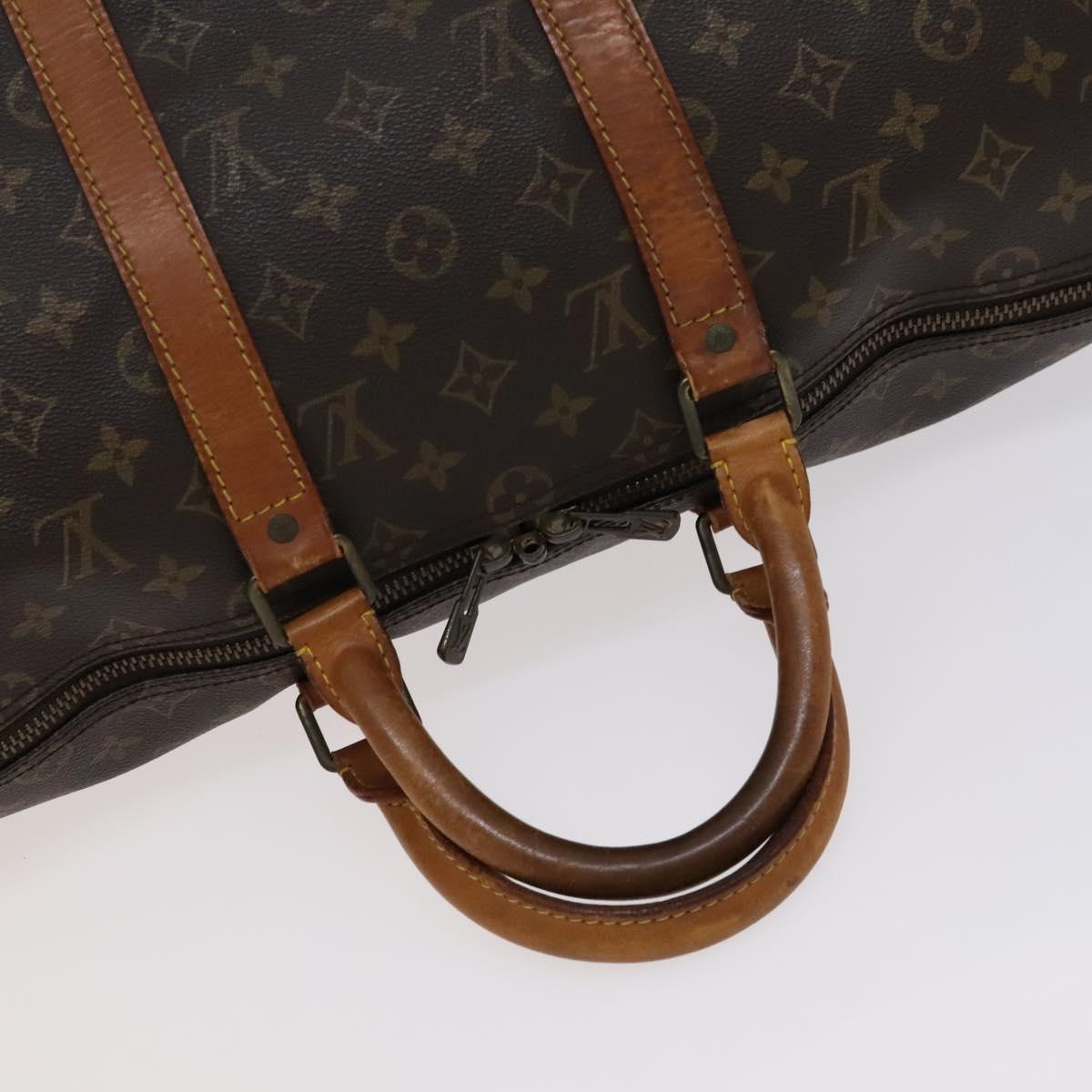 Louis Vuitton Keepall 50, Brown, Canvas, travel