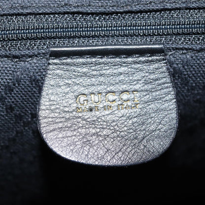 Gucci Bamboo, Black, Leather, backpack