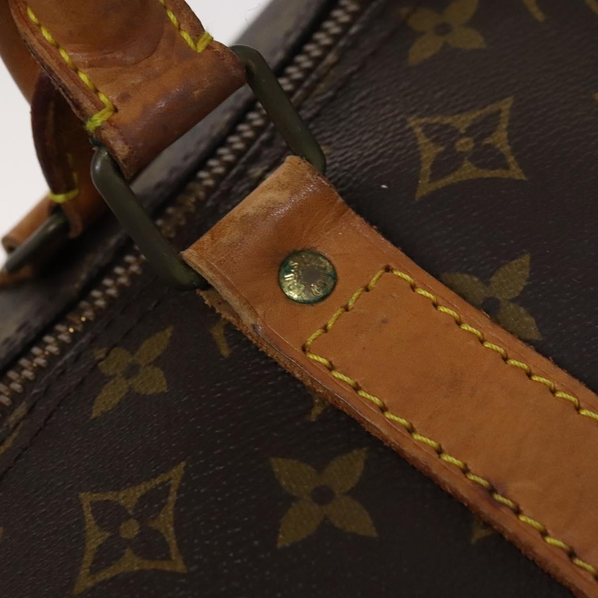 Louis Vuitton Keepall Bandoulière 60, Brown, Canvas, travel