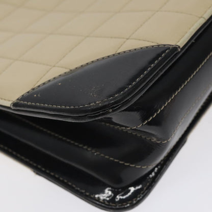 Chanel Chocolate bar, White, Leather, tote