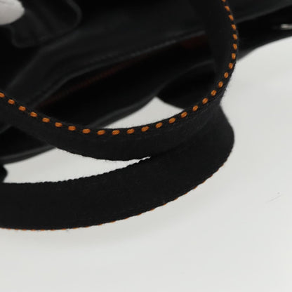 Hermès Caravan, Black, Leather, handbag