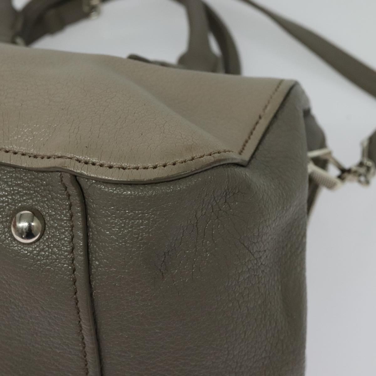 Miu Miu, GRAY, Leather, handbag