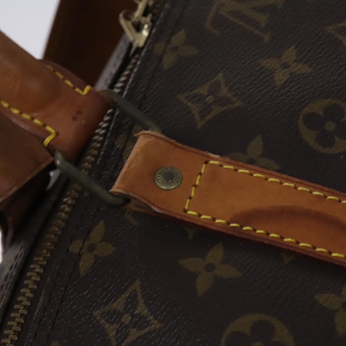 Louis Vuitton Keepall 60, Brown, Canvas, travel