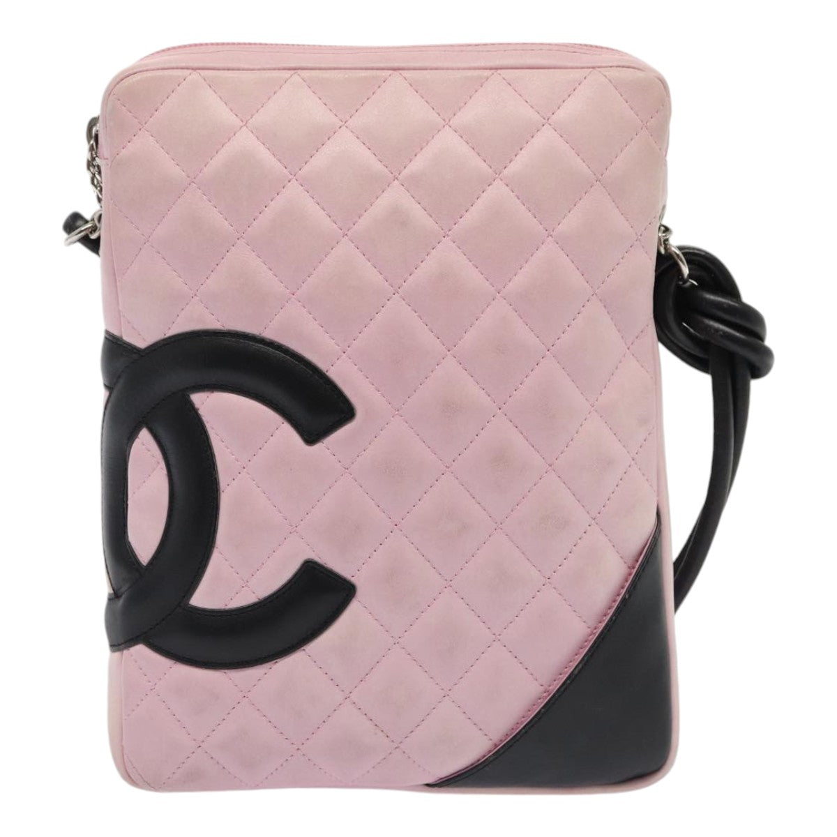 Chanel Cambon, Pink, Leather, shoulder