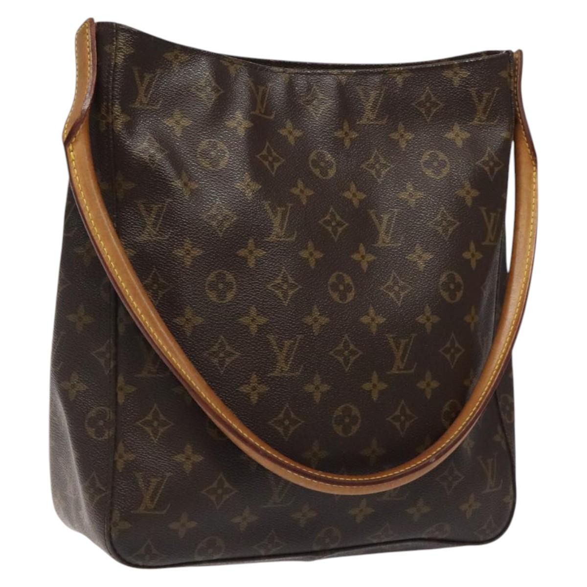 Louis Vuitton Looping GM, Brown, Canvas, shoulder