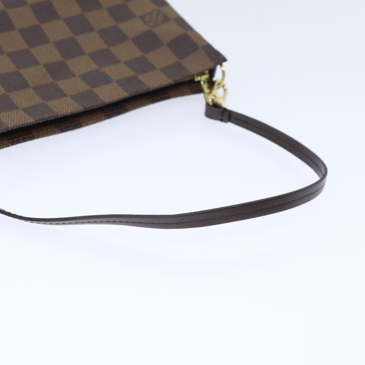 Louis Vuitton Pochette Accessoire, Brown, Canvas, clutch