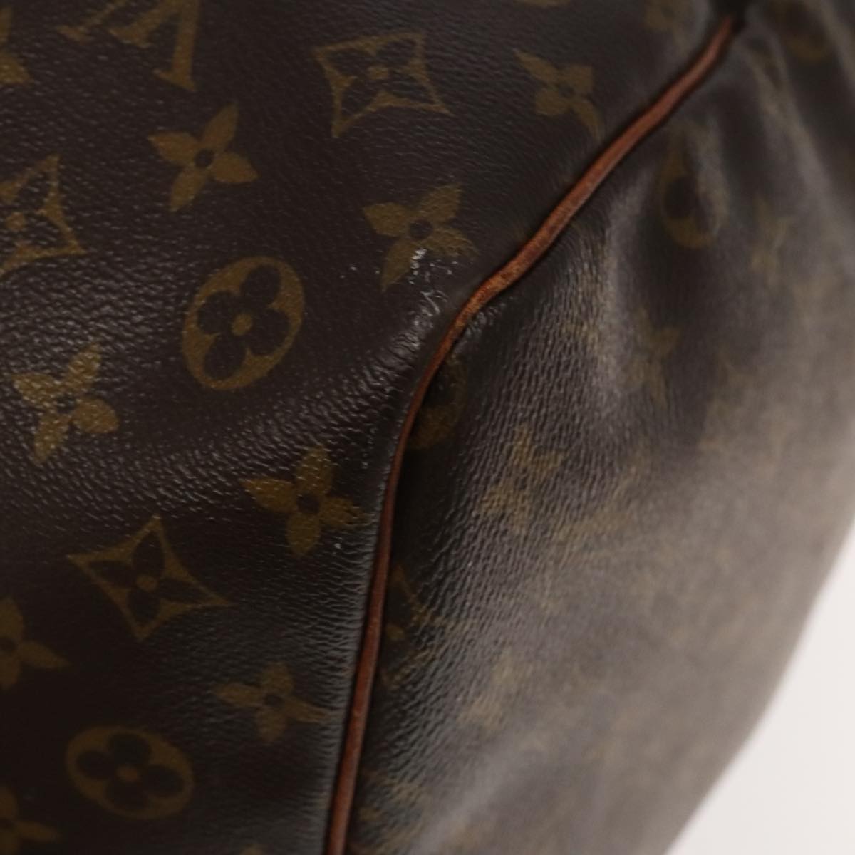 Louis Vuitton Keepall 60, Brown, Canvas, travel