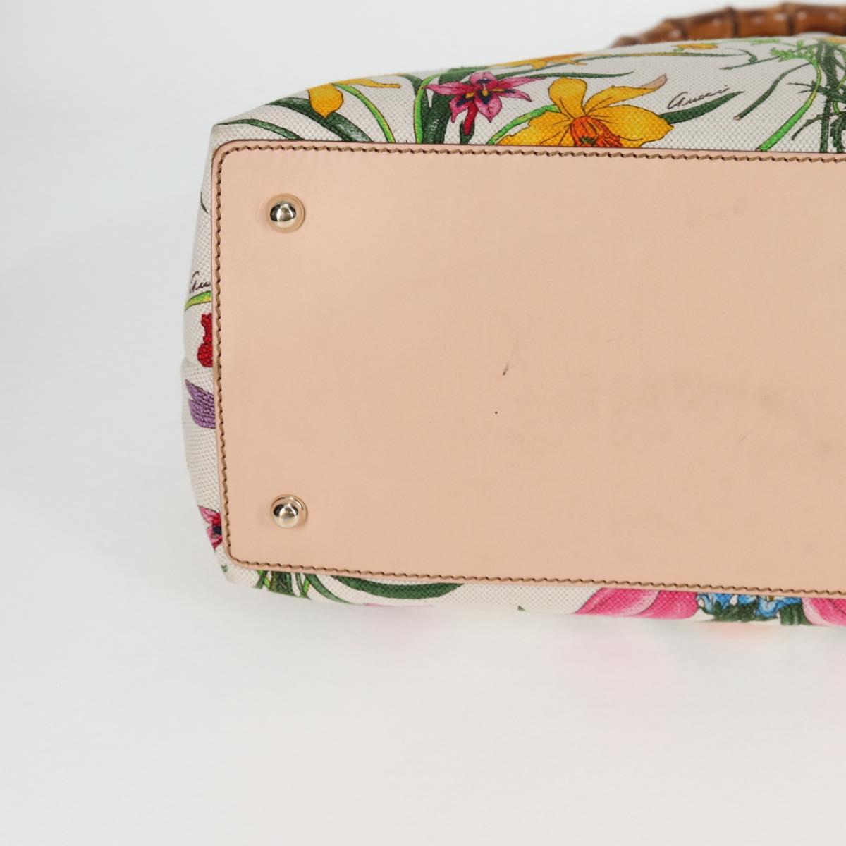 Gucci Bamboo, Multicolour, Canvas, shoulder
