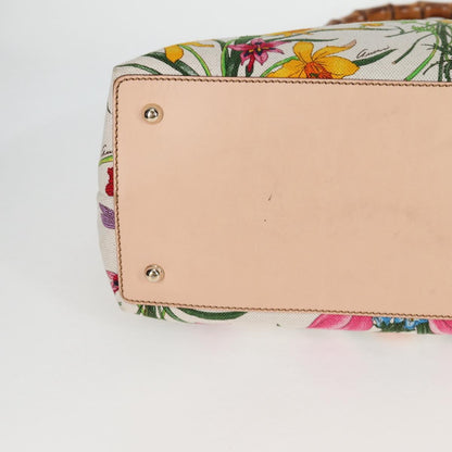 Gucci Bamboo, Multicolour, Canvas, shoulder