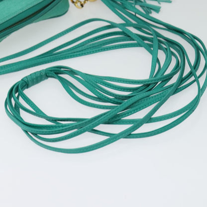 Chanel Camera, Green, Canvas, shoulder