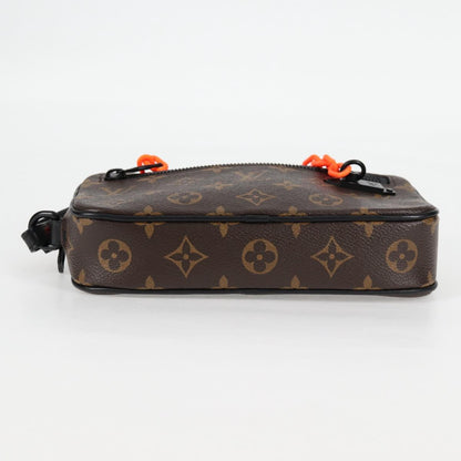 Louis Vuitton Volga, Brown, Canvas, clutch