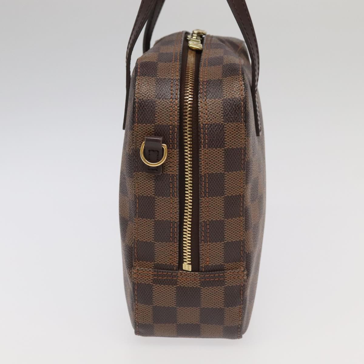 Louis Vuitton Spontini, Brown, Canvas, handbag