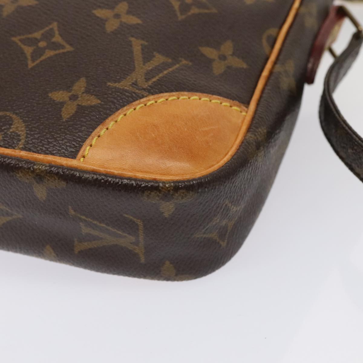 Louis Vuitton Danube, Brown, Canvas, shoulder