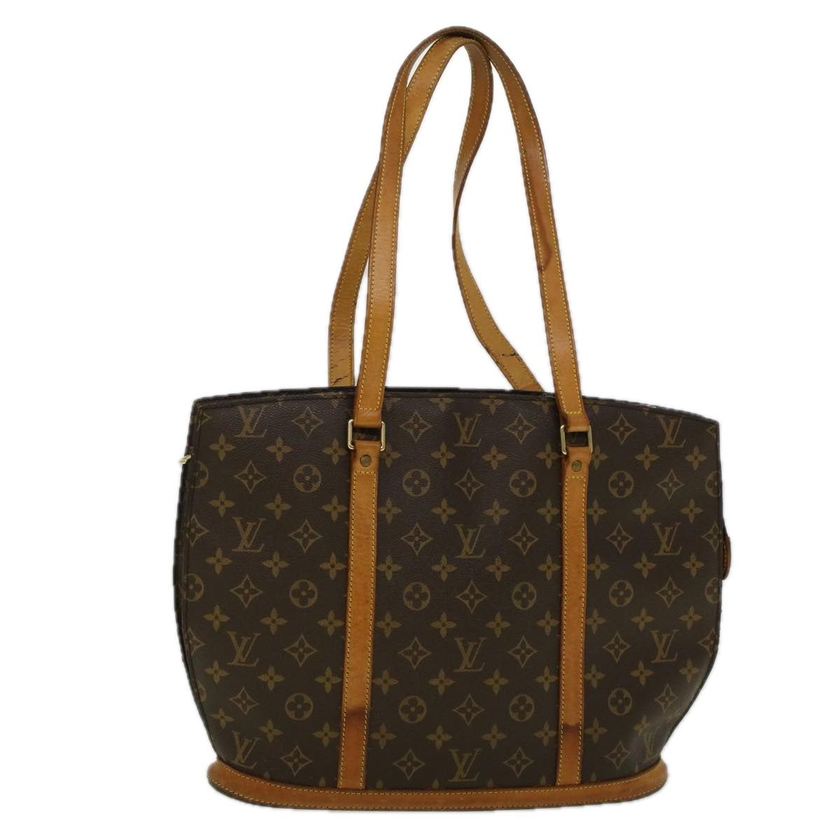 Louis Vuitton Babylone, Brown, Canvas, tote