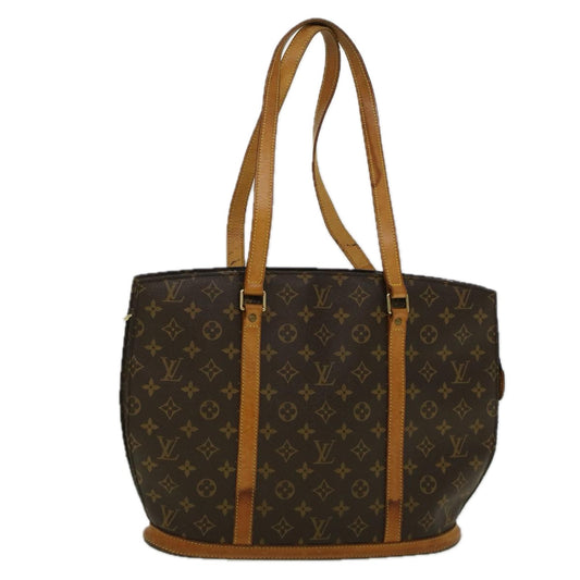 Louis Vuitton Babylone, Brown, Canvas, tote