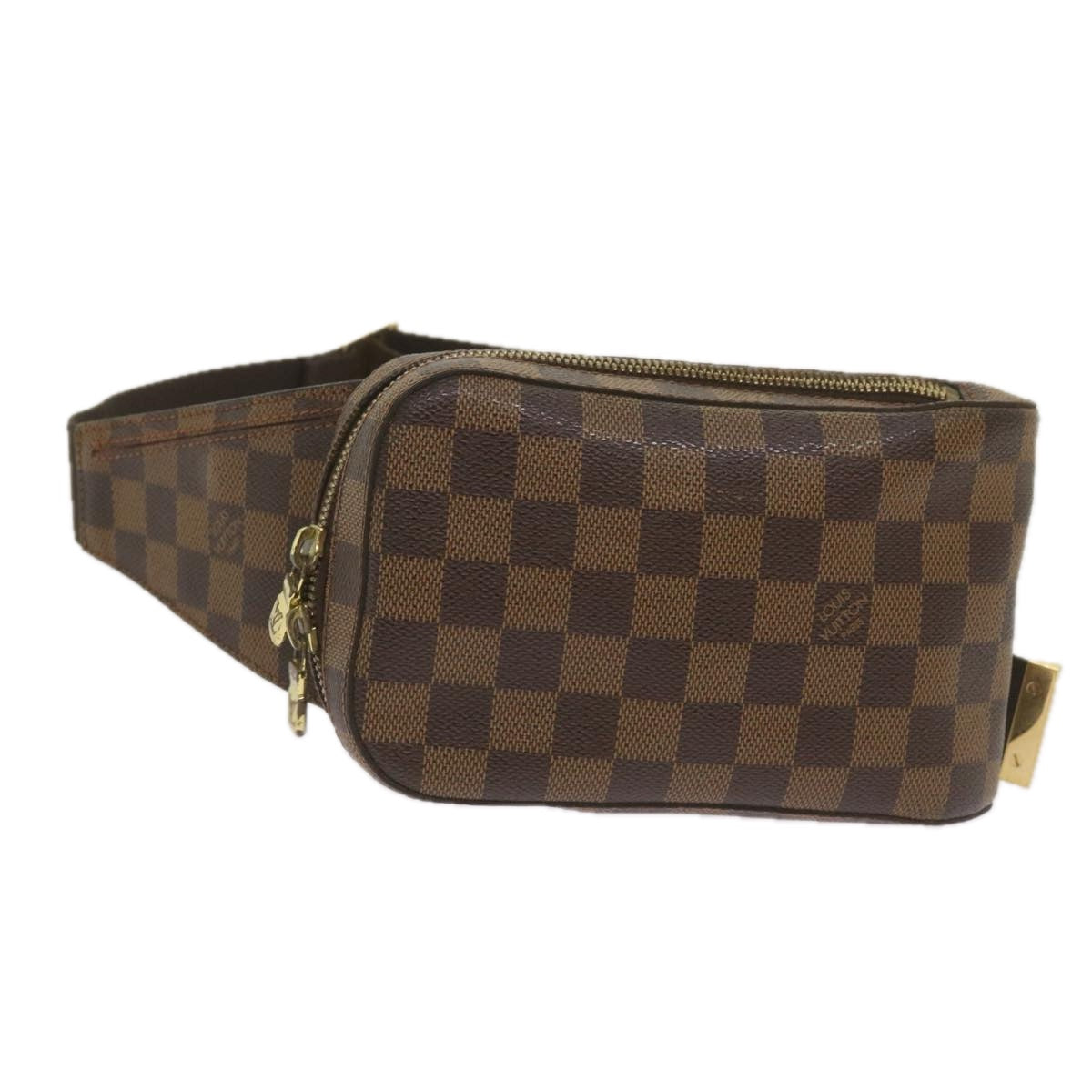 Louis Vuitton Geronimos, Brown, Canvas, shoulder