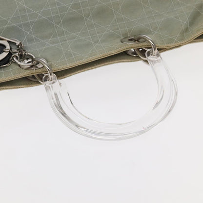 Dior Cannage Lady, Blue, Canvas, handbag