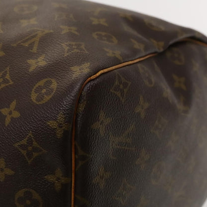 Louis Vuitton Keepall 60, Brown, Canvas, travel