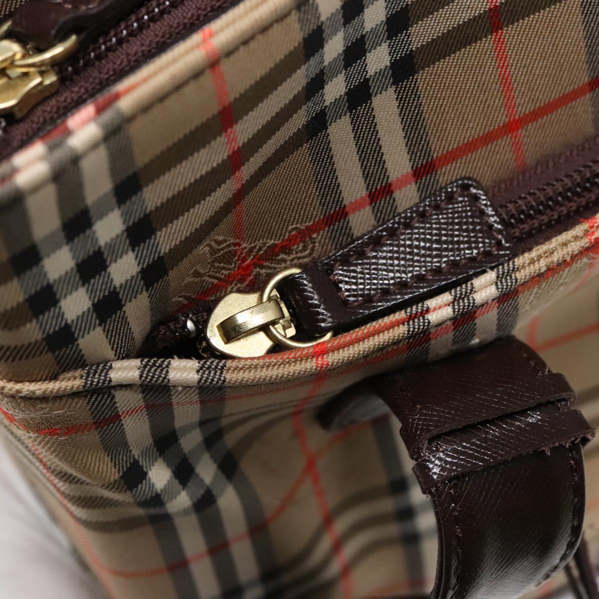 Burberry Nova Check, Beige, Canvas, tote