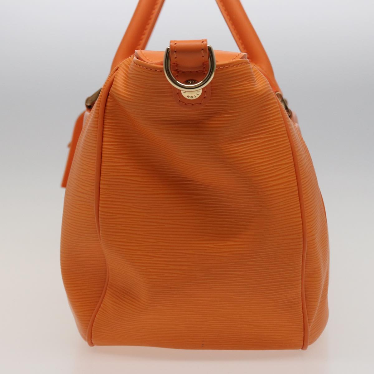 Louis Vuitton Danura, Orange, Leather, handbag