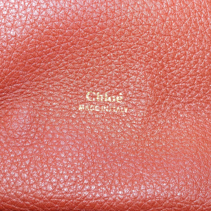 Chloé Aby, Brown, Leather, handbag