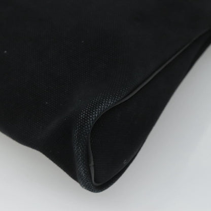 Hermès Heeboo, Black, Canvas, handbag