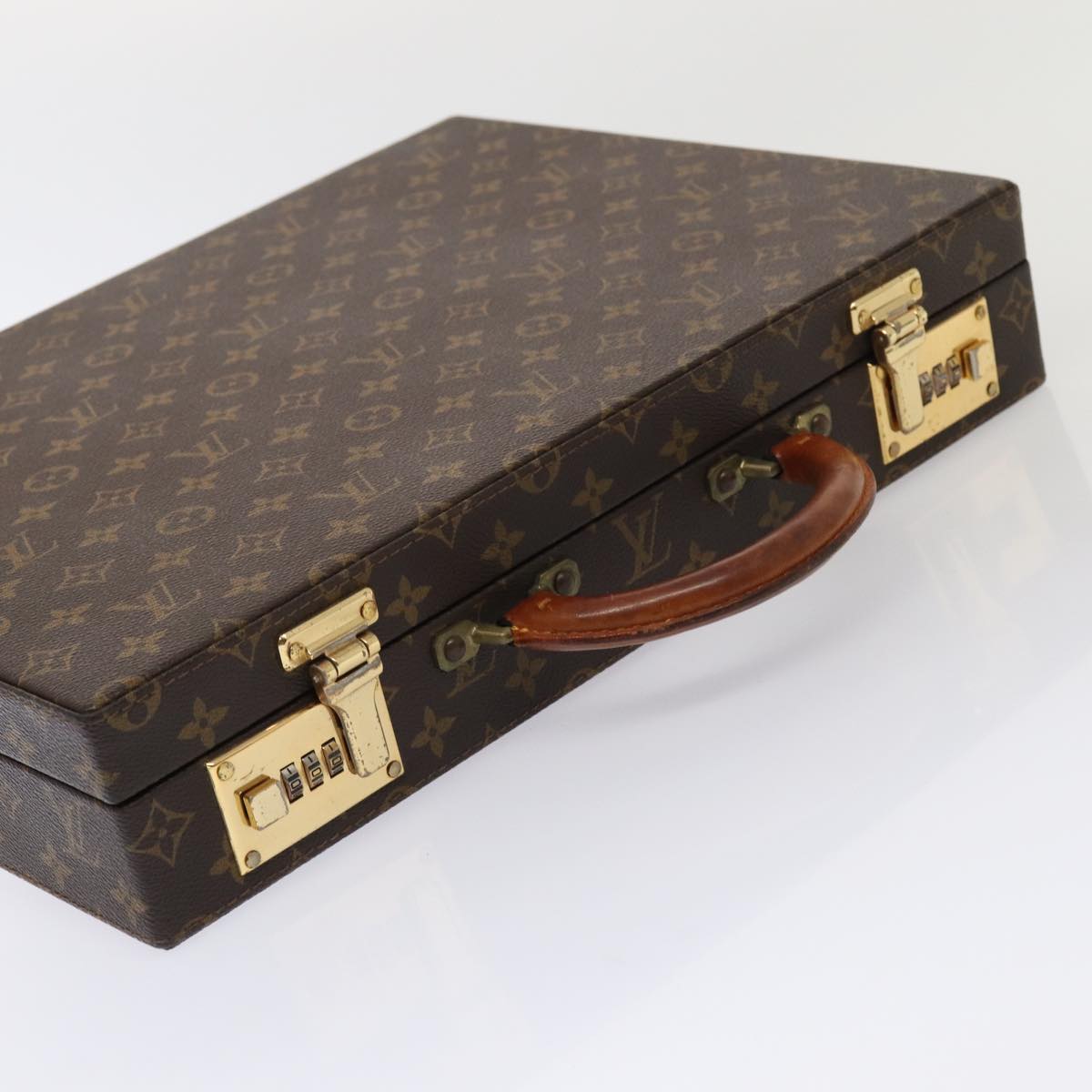 Louis Vuitton Cruiser, Brown, Canvas, briefcase