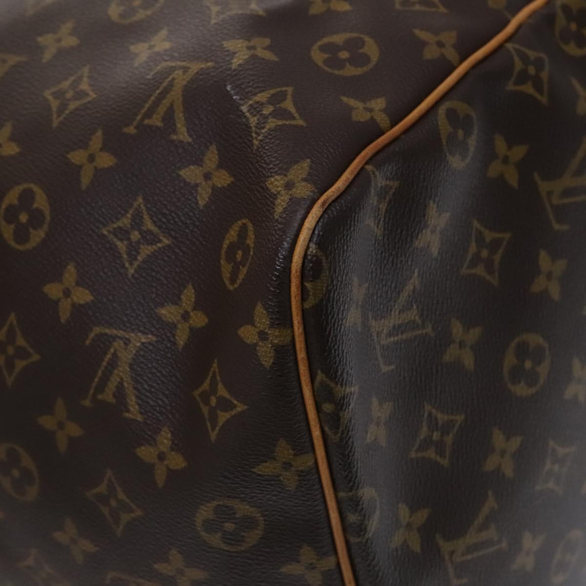 Louis Vuitton Keepall 60, Brown, Canvas, travel