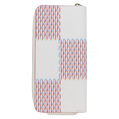 Louis Vuitton Zippy Wallet Vertical, White, Leather, wallet