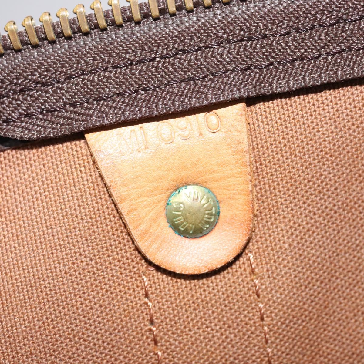 Louis Vuitton Keepall 60, Brown, Canvas, travel