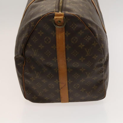 Louis Vuitton Keepall Bandoulière 60, Brown, Canvas, travel