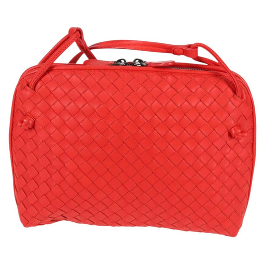 Bottega Veneta Intrecciato, Red, Leather, shoulder