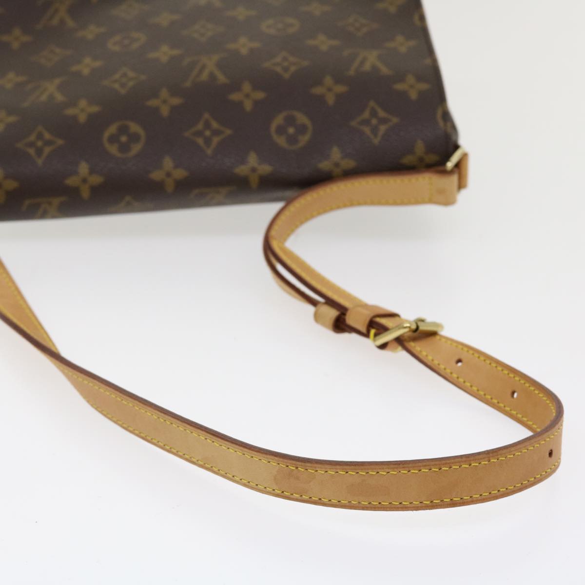 Louis Vuitton Musette Tango, Brown, Canvas, shoulder