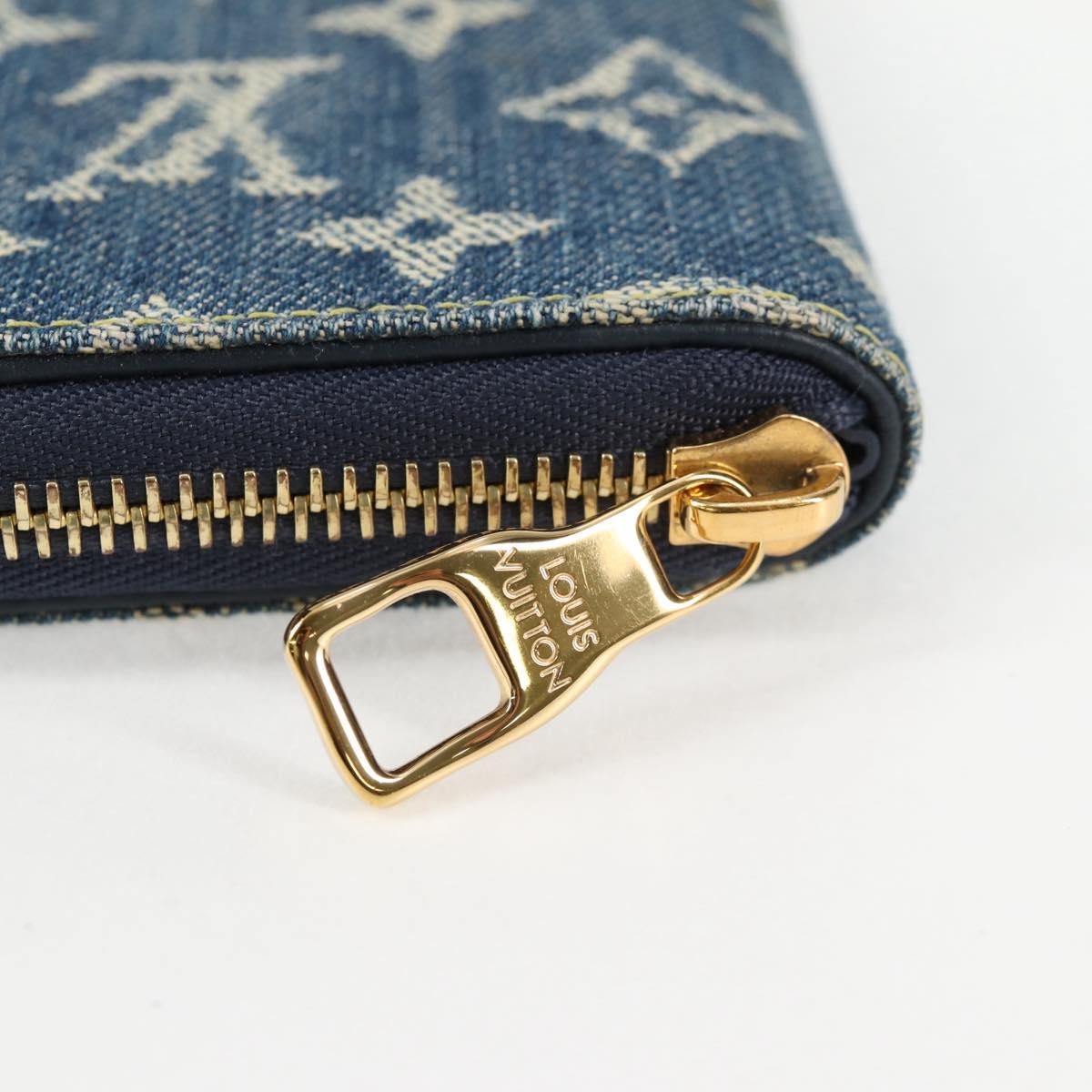 Louis Vuitton Nigo, Navy, Leather, wallet