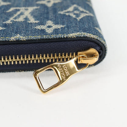 Louis Vuitton Nigo, Navy, Leather, wallet