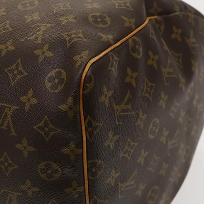 Louis Vuitton Keepall 60, Brown, Canvas, travel