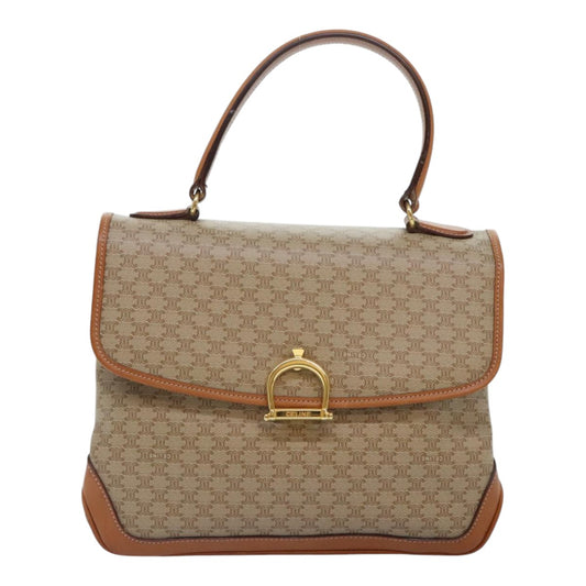 Céline Triomphe Vintage, Beige, Canvas, handbag