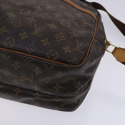 Louis Vuitton Reporter, Brown, Canvas, shoulder