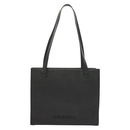 Chanel, Black, Leather, tote