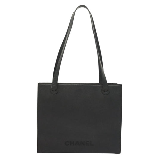 Chanel, Black, Leather, tote