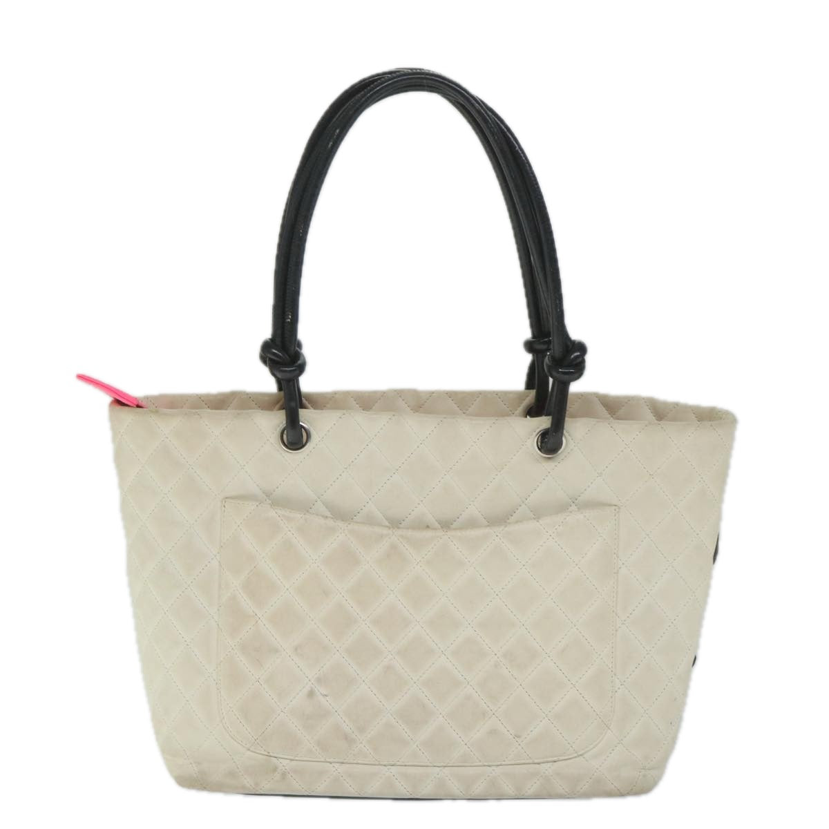 Chanel Cambon line, White, Leather, tote