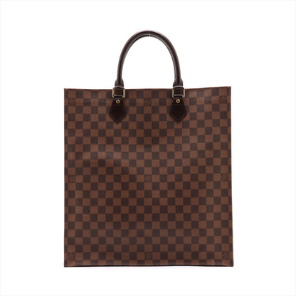 Louis Vuitton Sac plat, Brown, Canvas, shoulder