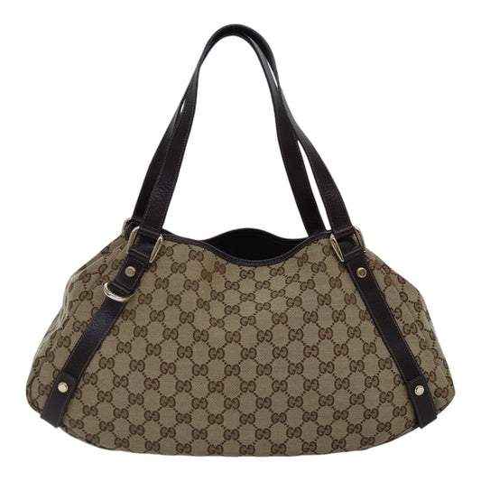 Gucci Abbey, Brown, Canvas, tote