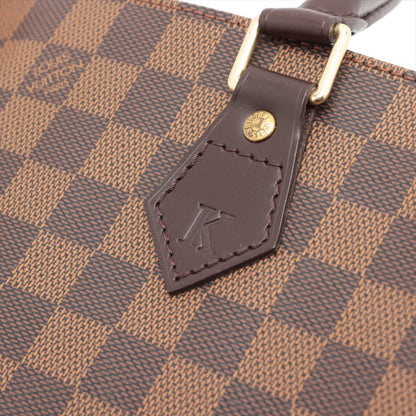 Louis Vuitton Sac plat, Brown, Canvas, shoulder