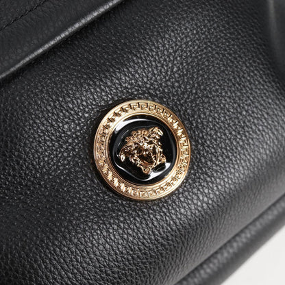 Versace Medusa, Black, Leather, backpack