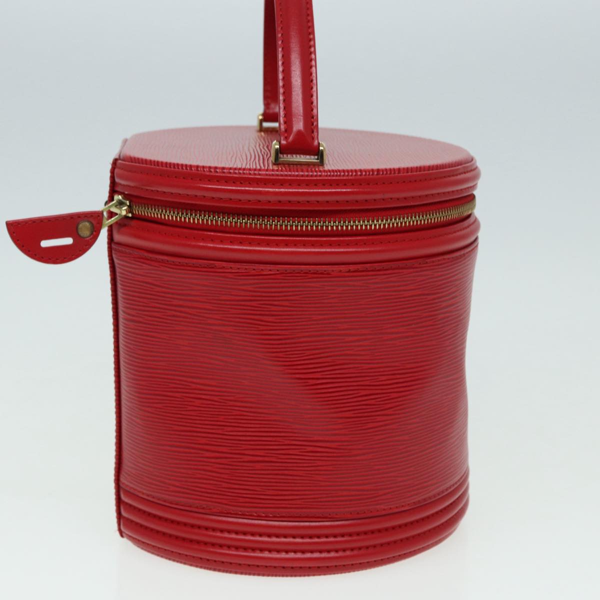 Louis Vuitton Vanity, Red, Leather, handbag